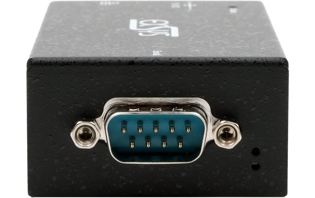 EXSYS EX-6111-2PoE Serieller Geräteserver – Ethernet zu RS-232, PoE/PoE+ (IEEE 802.3af/at), 1× DE-9