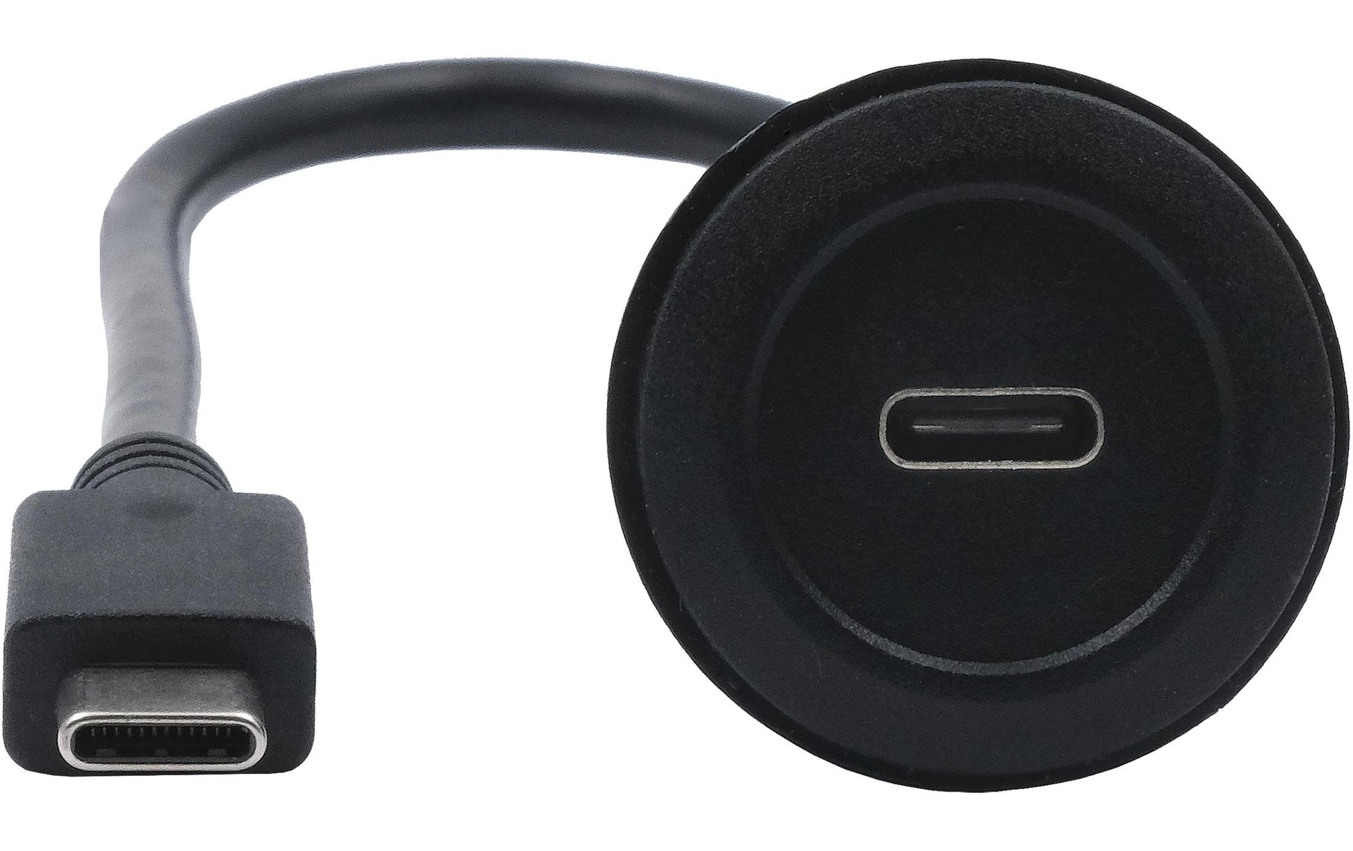 EXSYS USB-Adapter USB-C auf USB-C – USB 3.2 Gen 2 (10 Gbit/s) – PD 100 W – Schwarz