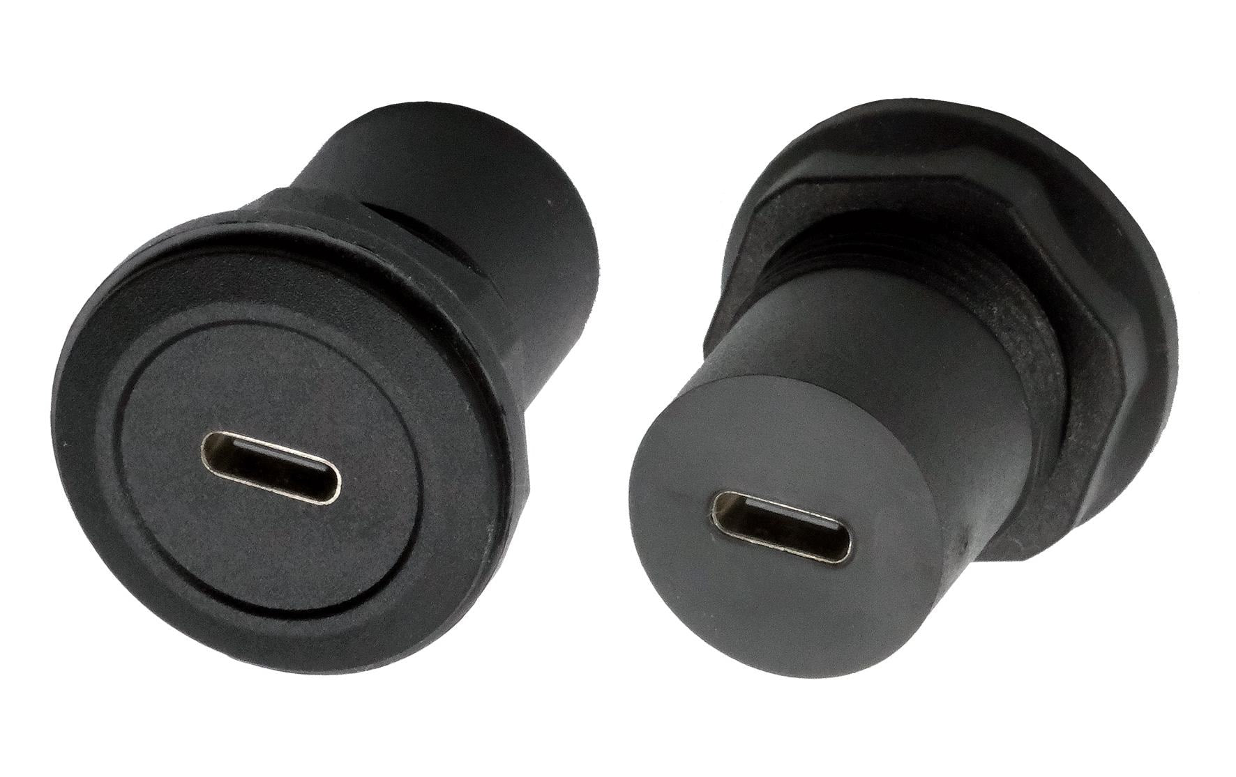 EXSYS USB-Adapter USB-C auf USB-C – USB 3.2 Gen 1 (5 Gbit/s) – Power Delivery – Schwarz