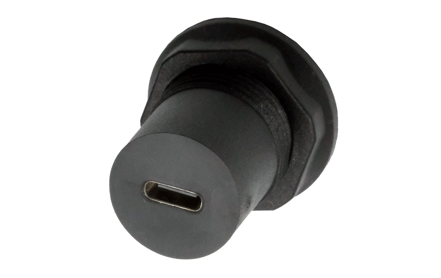 EXSYS USB-Adapter USB-C auf USB-C – USB 3.2 Gen 1 (5 Gbit/s) – Power Delivery – Schwarz