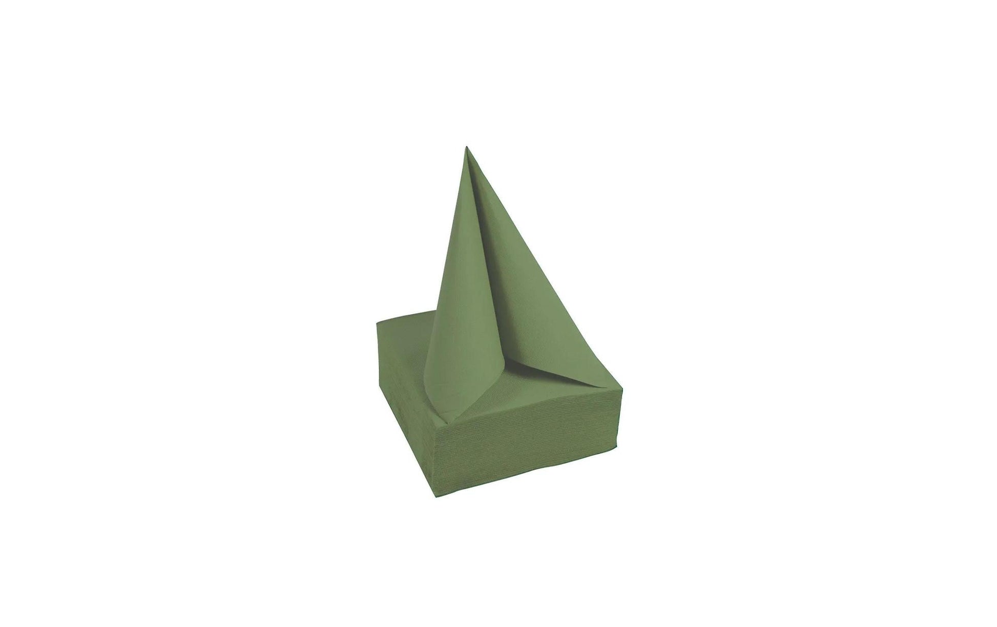 PRONAPPE Cocktail-Servietten, 20 × 20 cm, Olivgrün – FSC – 50 Stk.