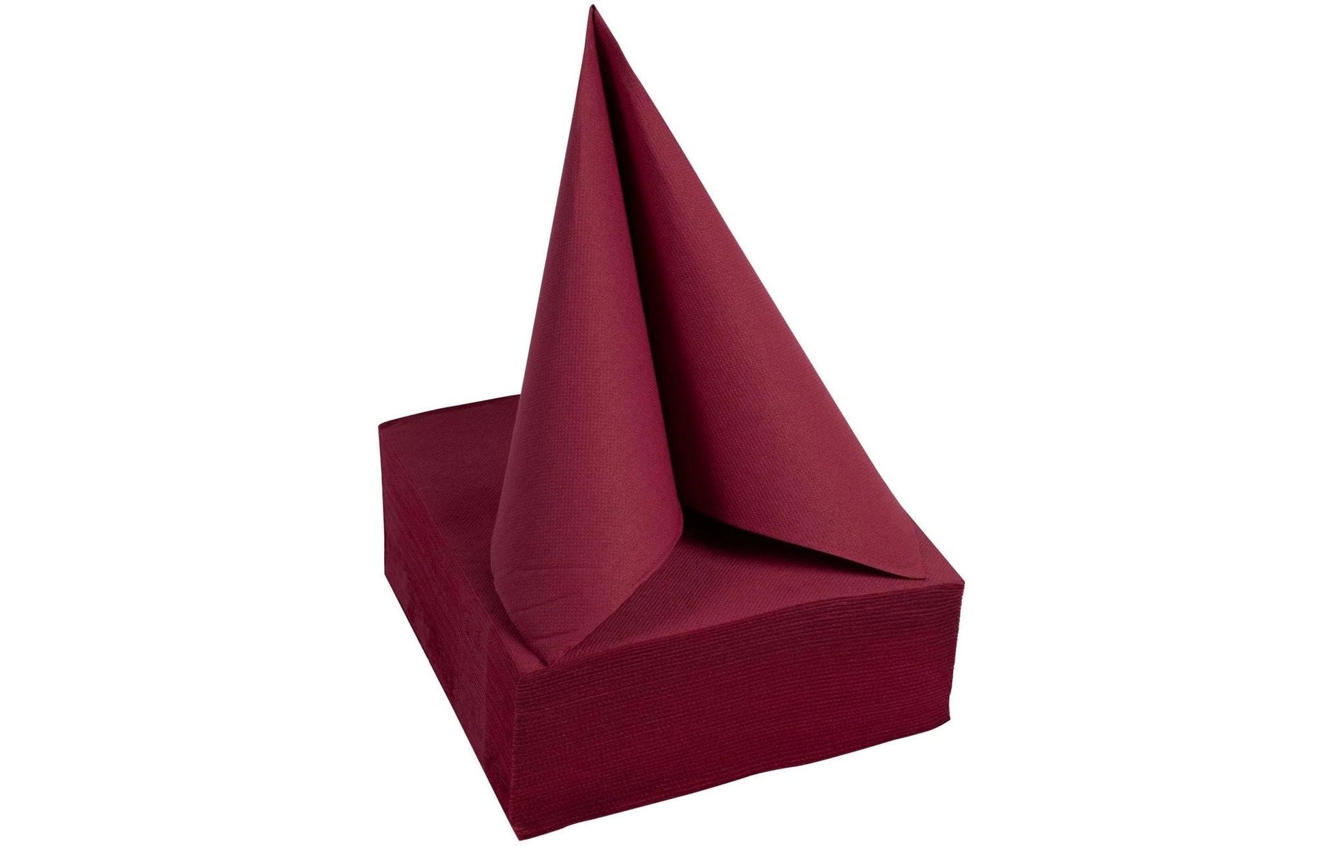 PRONAPPE PRO nappe Cocktail Servietten – Bordeaux – 20 × 20 cm, 2-lagig – 50 Stück