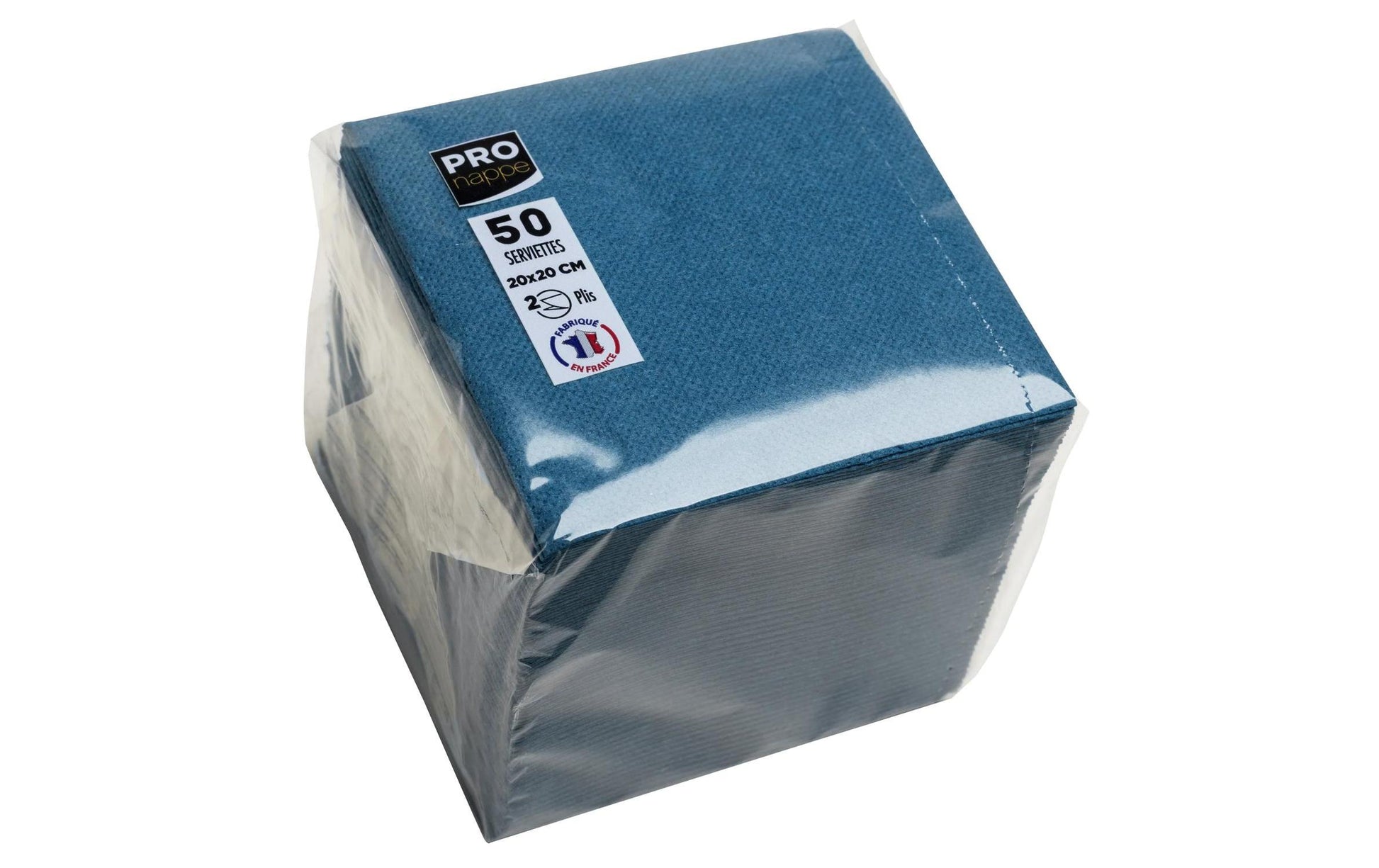 PRONAPPE PRO nappe Servietten blau – 20 × 20 cm, 2-lagig – 50 Stück