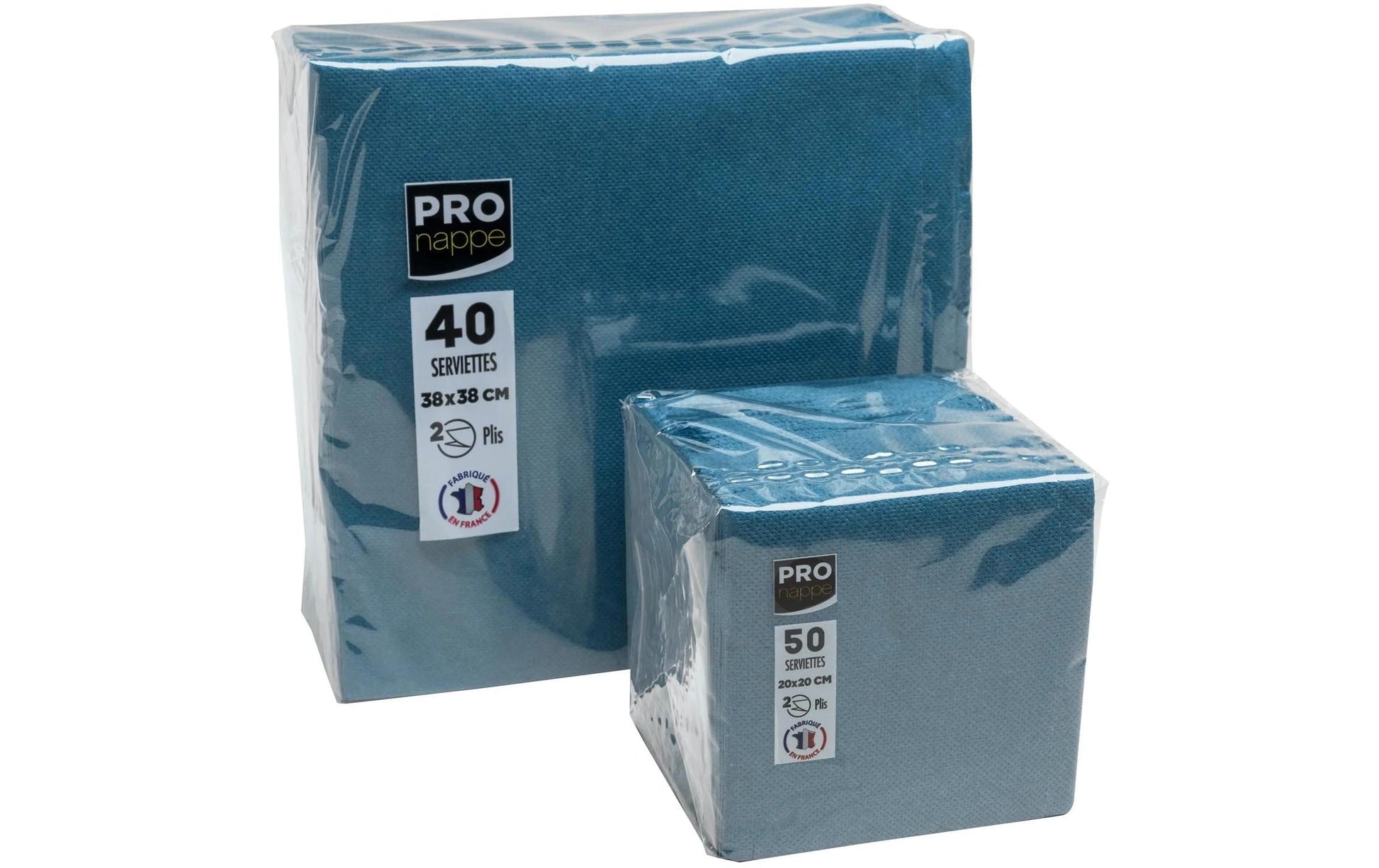 PRONAPPE PRO nappe Servietten blau – 20 × 20 cm, 2-lagig – 50 Stück