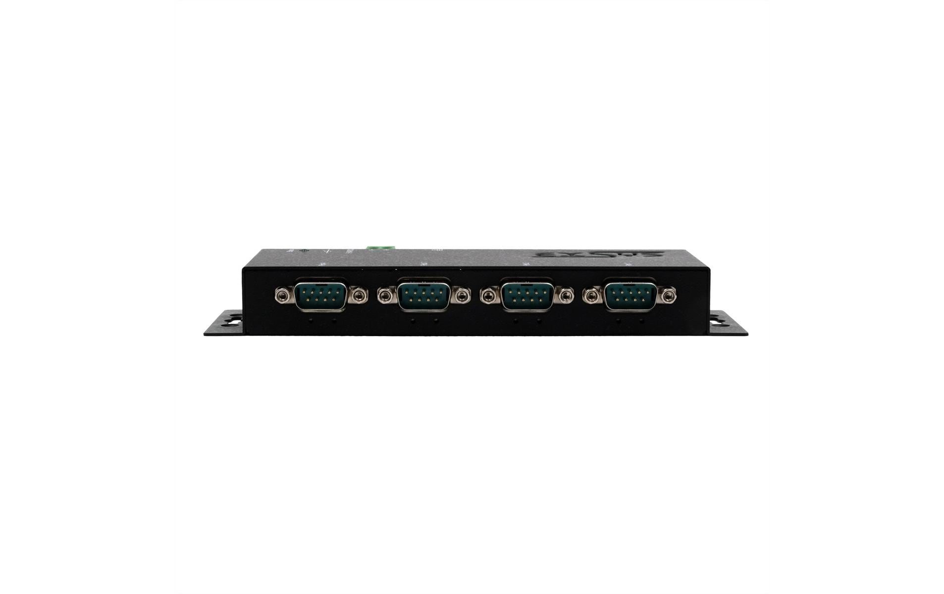 EXSYS EX-6124-2 Serieller Device-Server RS-232/422/485 zu Ethernet – 4× Ports, RJ-45, für serielle Geräte