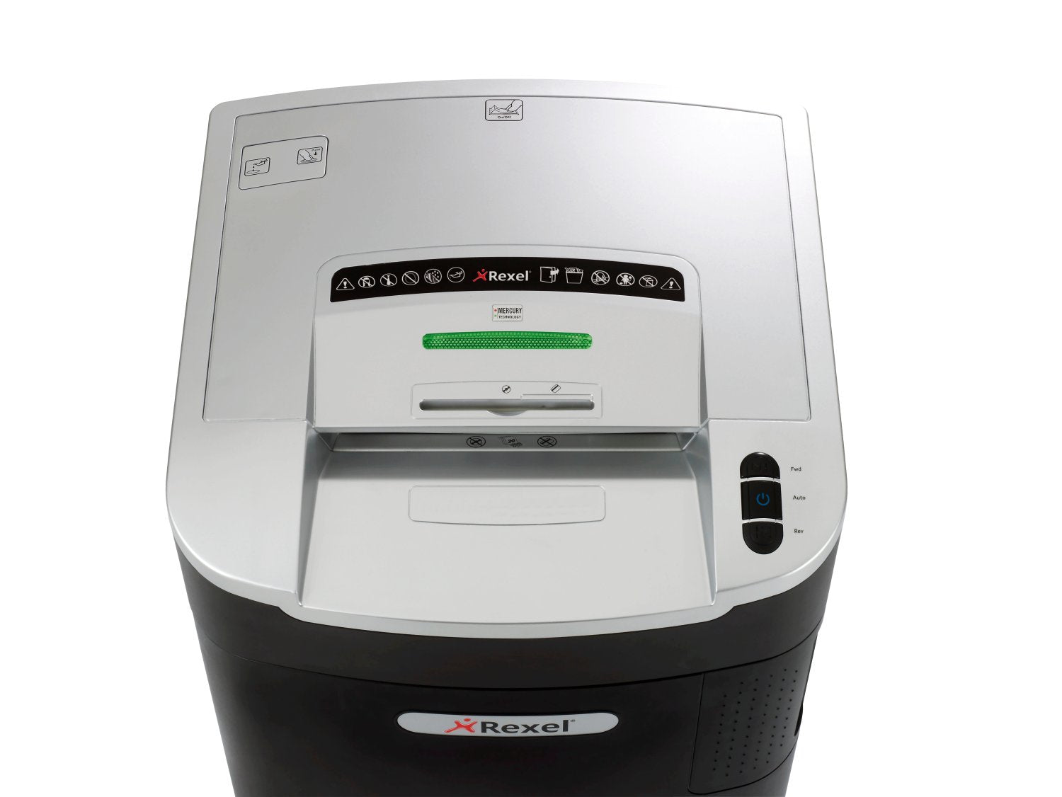Rexel Mercury RLX20 – Aktenvernichter, DIN P-4, Partikelschnitt 4 × 40 mm, 115 l
