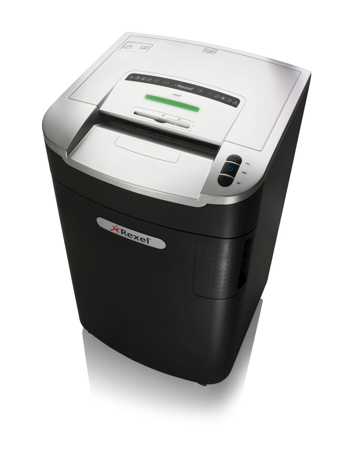 Rexel Mercury RLX20 – Aktenvernichter, DIN P-4, Partikelschnitt 4 × 40 mm, 115 l