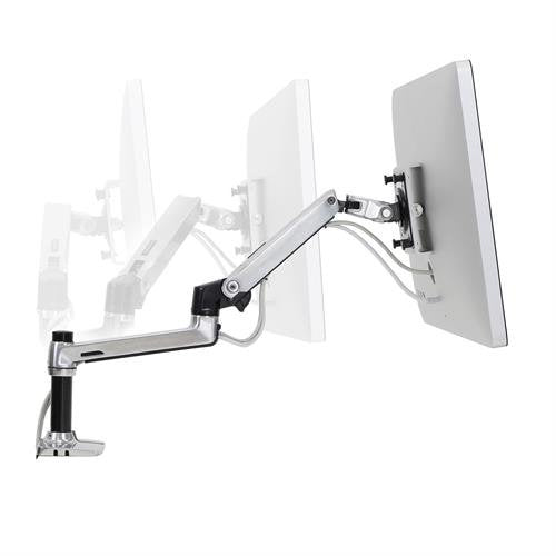 Ergotron LX – Monitorarm – bis 34", 113 kg, poliert, 10 Jahre Garantie