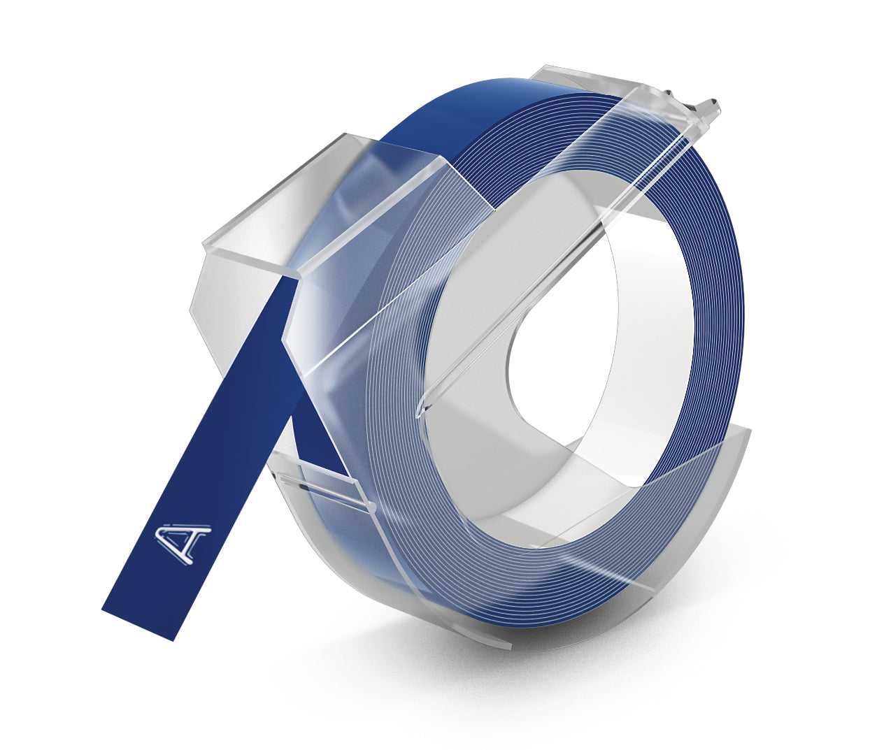 DYMO Schriftband – 9 mm × 3 m, blau, weiss