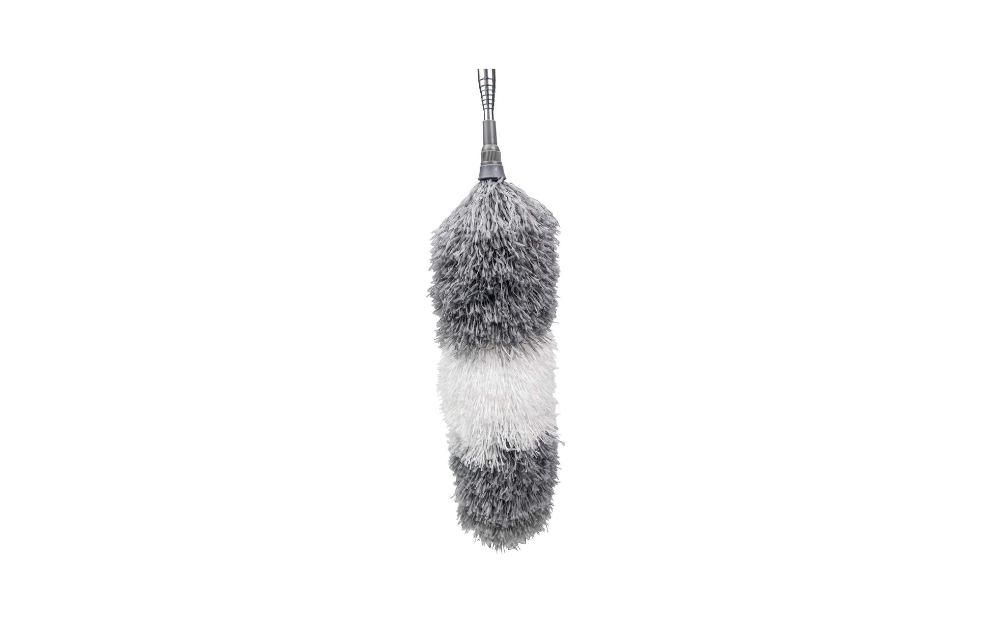 CREaCLEAN Staubwedel 54094 – Mikrofaser – Grau/Weiss – 245 cm