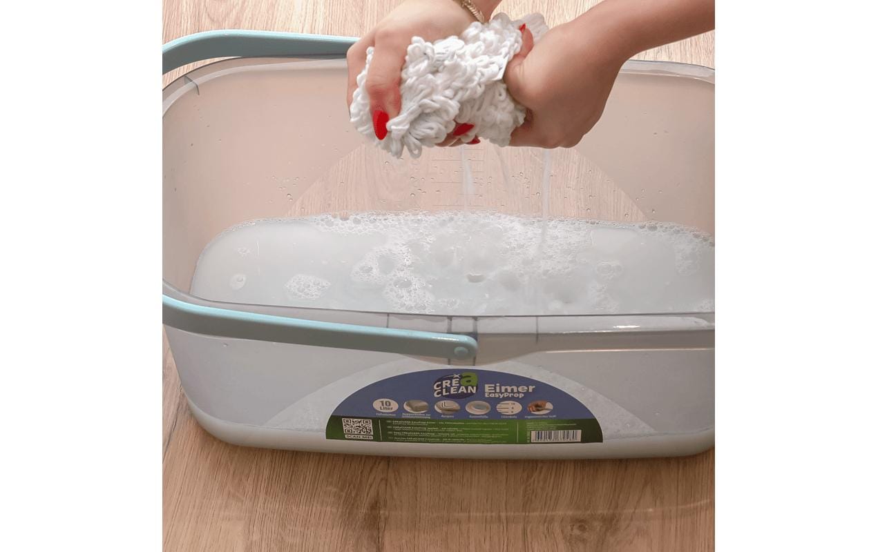 CREaCLEAN Wischbezug CrystalMop – 2 Stk. – Baumwolle – 47,0 × 14,0 cm