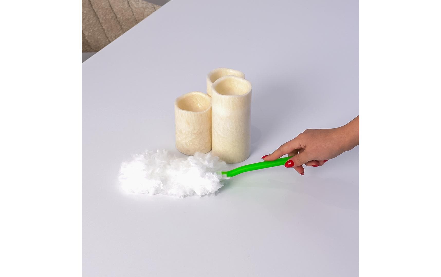 CREaCLEAN Flachwischer Boden-Starterkit XL – 37 cm – Aluminium, Polyester