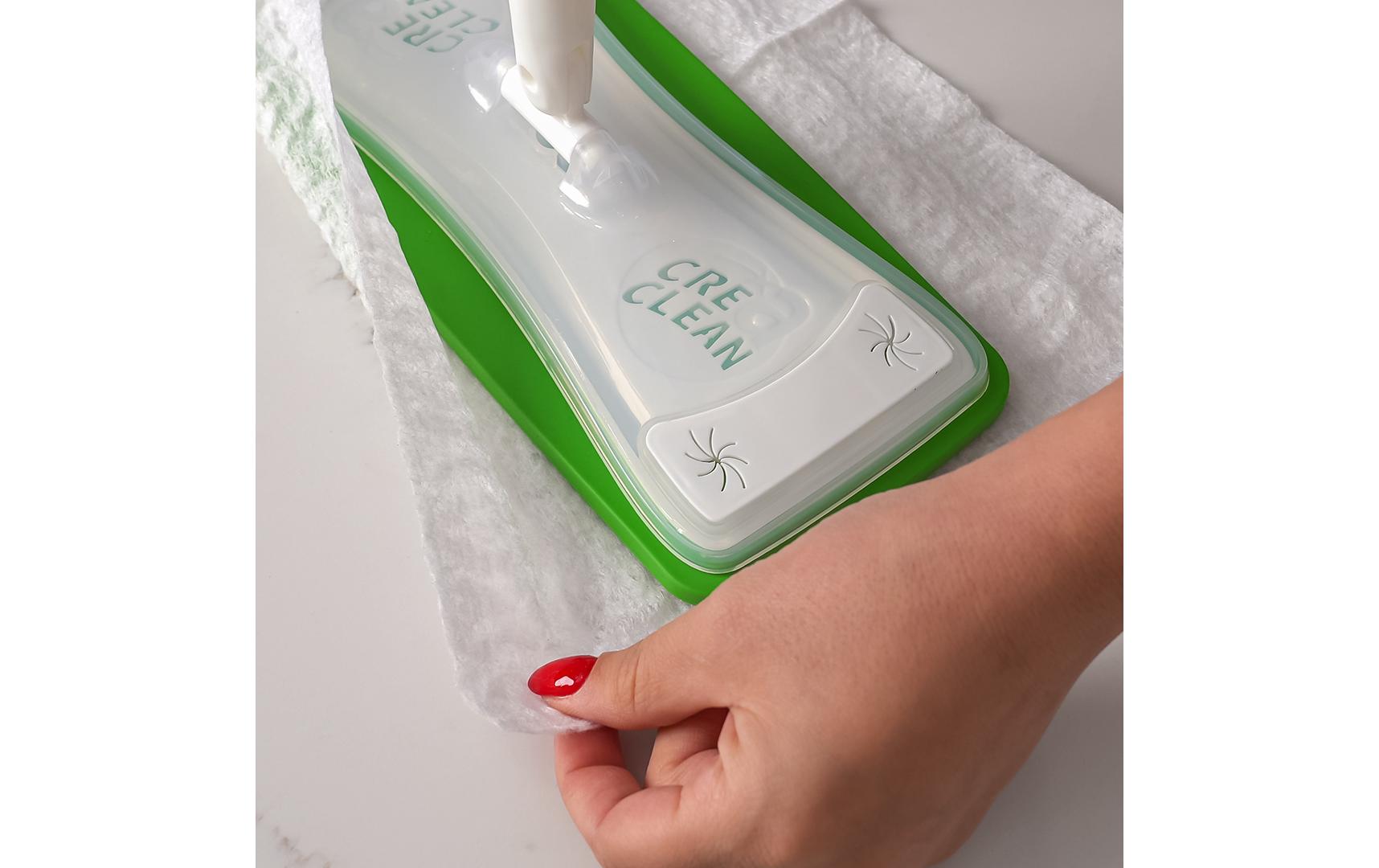 CREaCLEAN Ersatztücher DRY XL – Polyester – 40 × 21 cm – Weiss – 80 Stk.