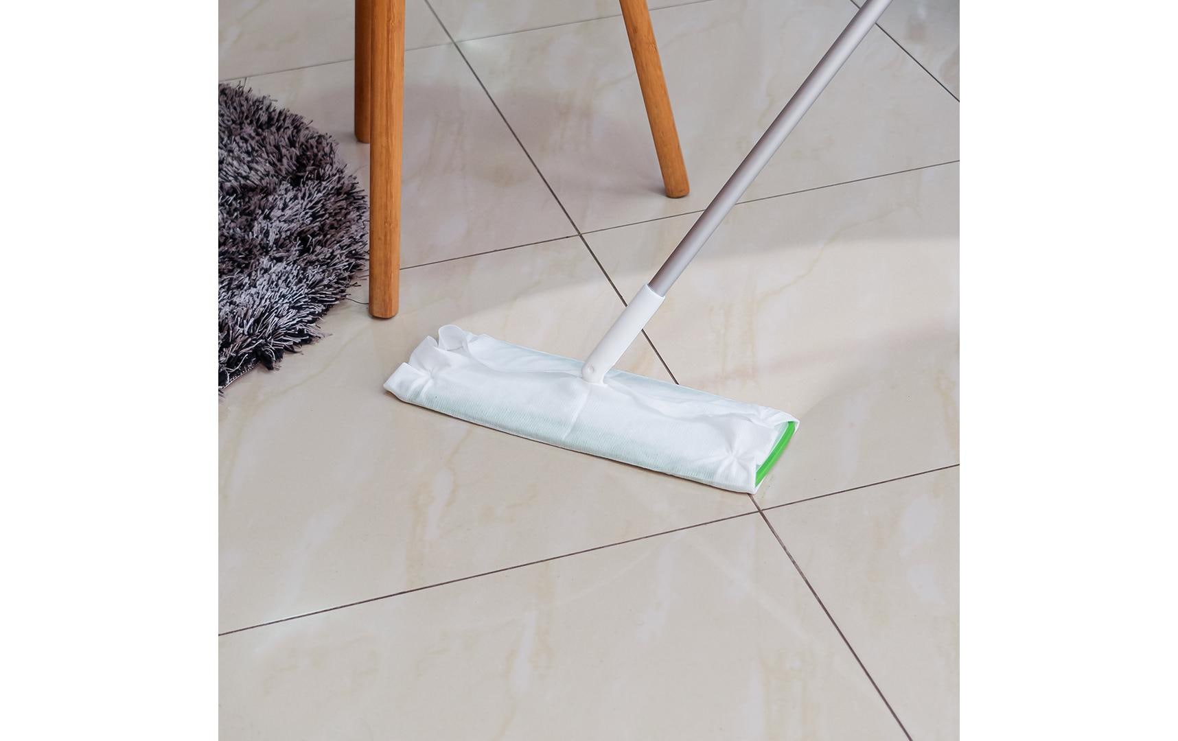 CREaCLEAN Einmal-Wischtuch WET XL – 40 × 21 cm, Polyester, Weiss – 20 Stk.