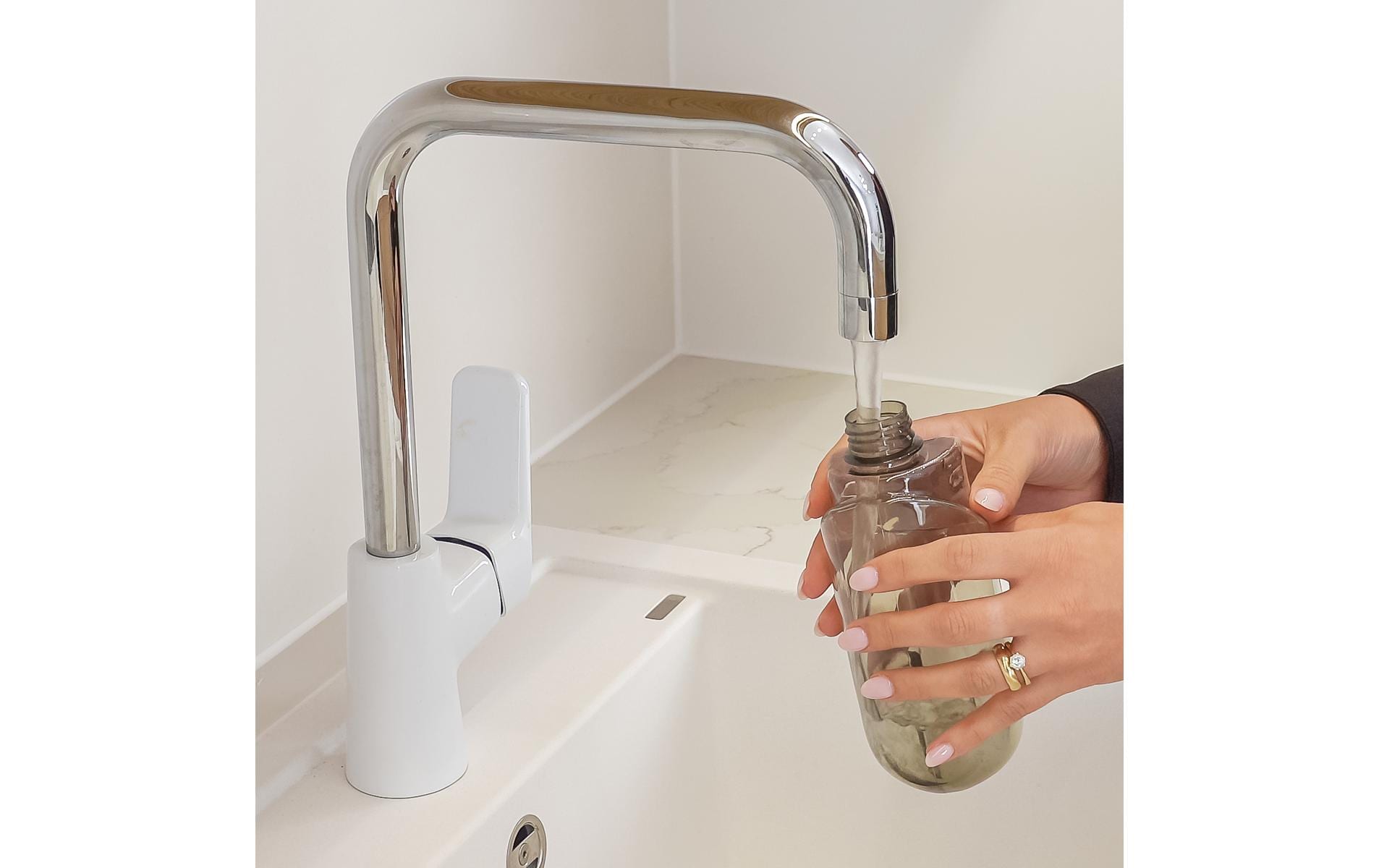 CREaCLEAN Sprühwischer 54067 – für alle Böden – grau