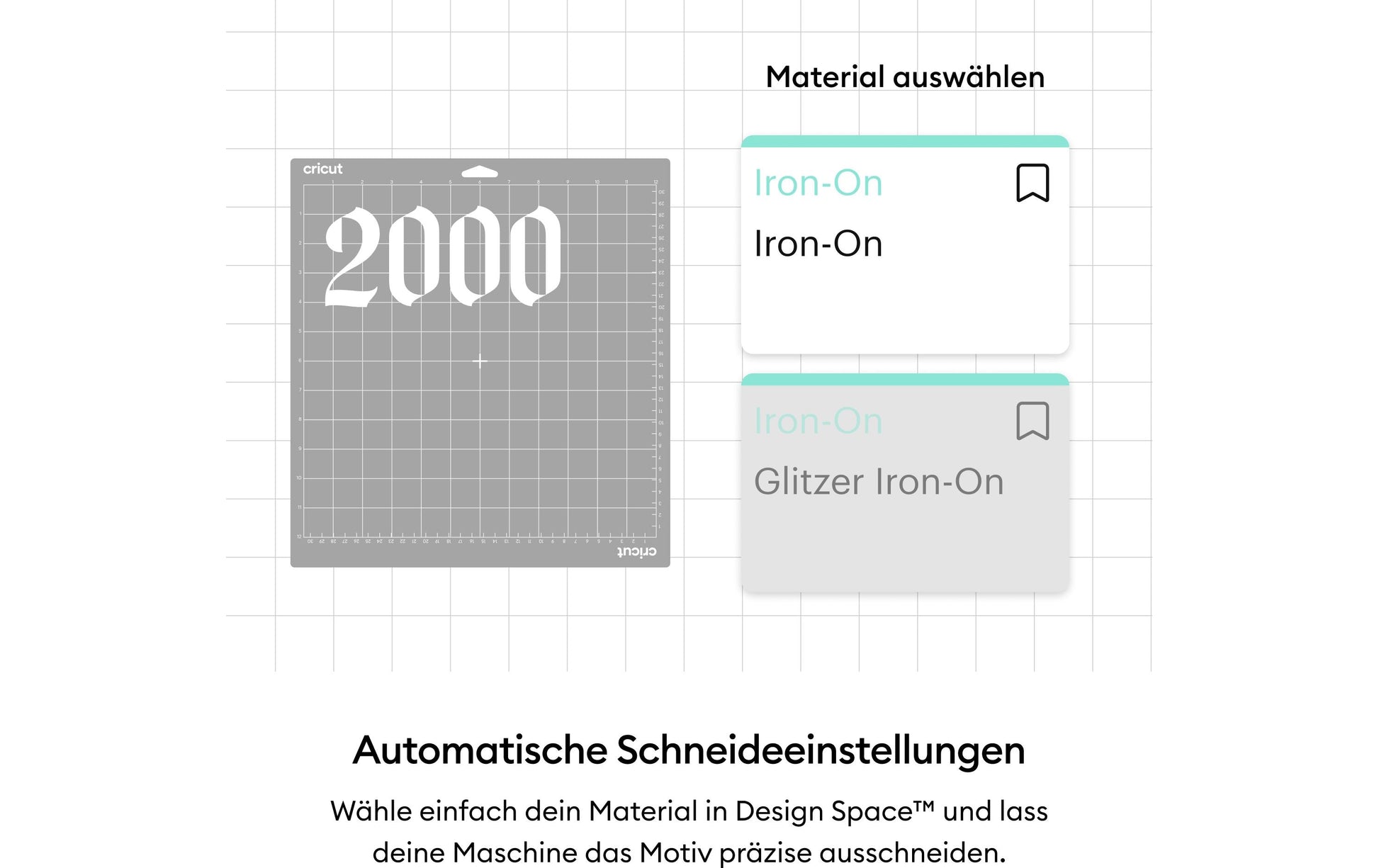 Cricut Aufbügelfolie Flex Musterpack Elegance – 30,5 × 30,5 cm, rot – 3 Bögen, für Schneideplotter