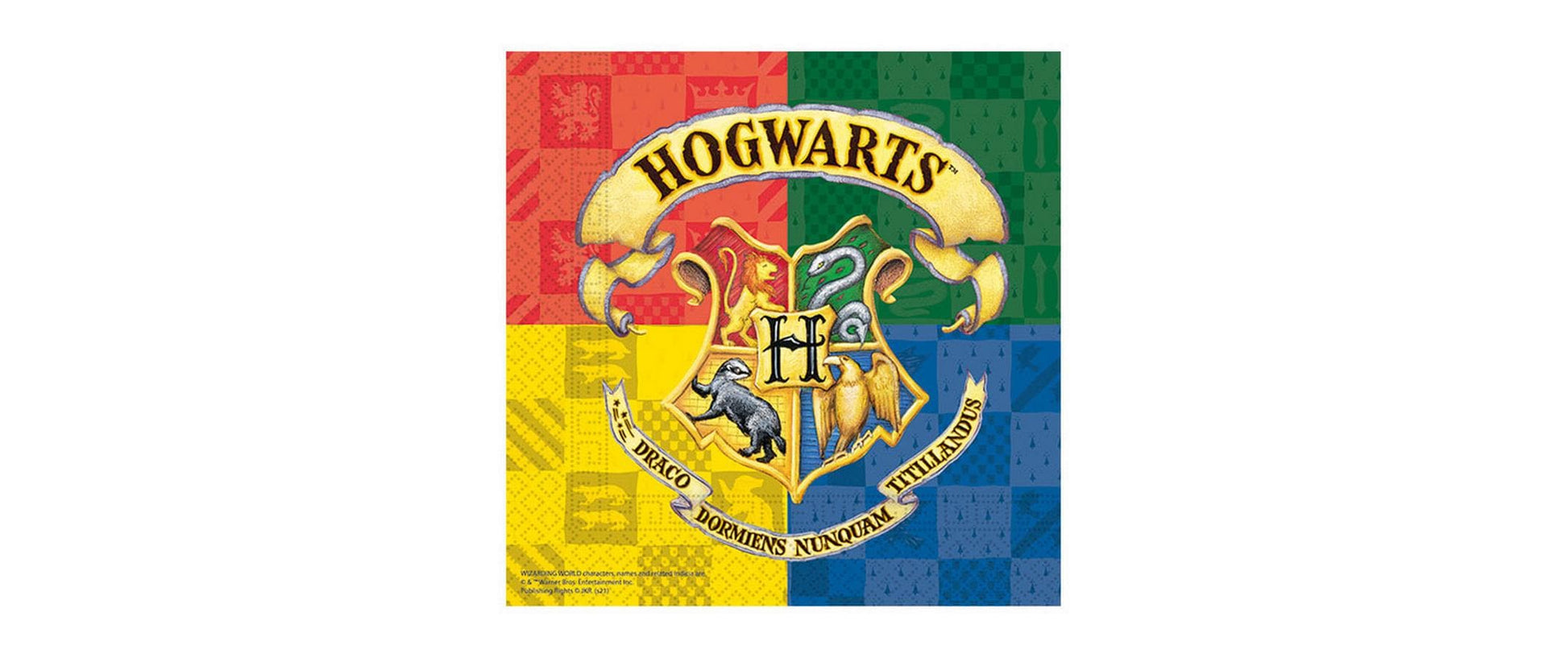 Amscan Harry Potter Servietten, mehrfarbig – 33 × 33 cm, 2-lagig – 20 Stück