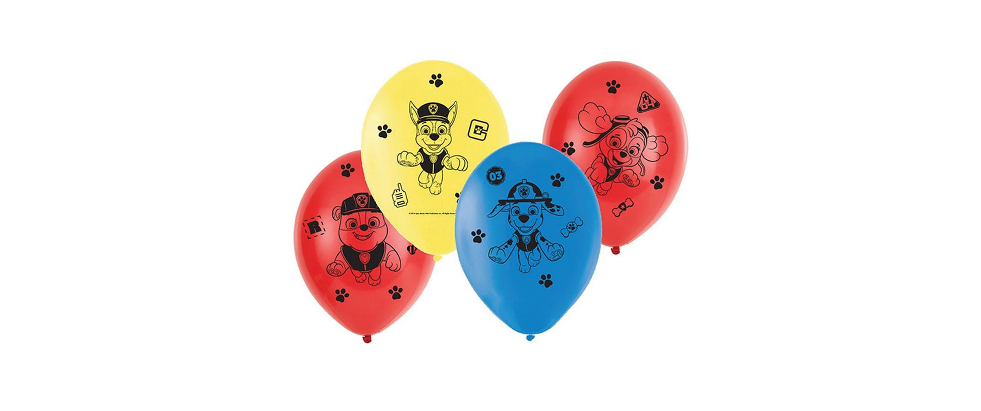 Amscan Paw Patrol Luftballons – Mehrfarbig – Ø 28 cm – Latex – 6 Stk