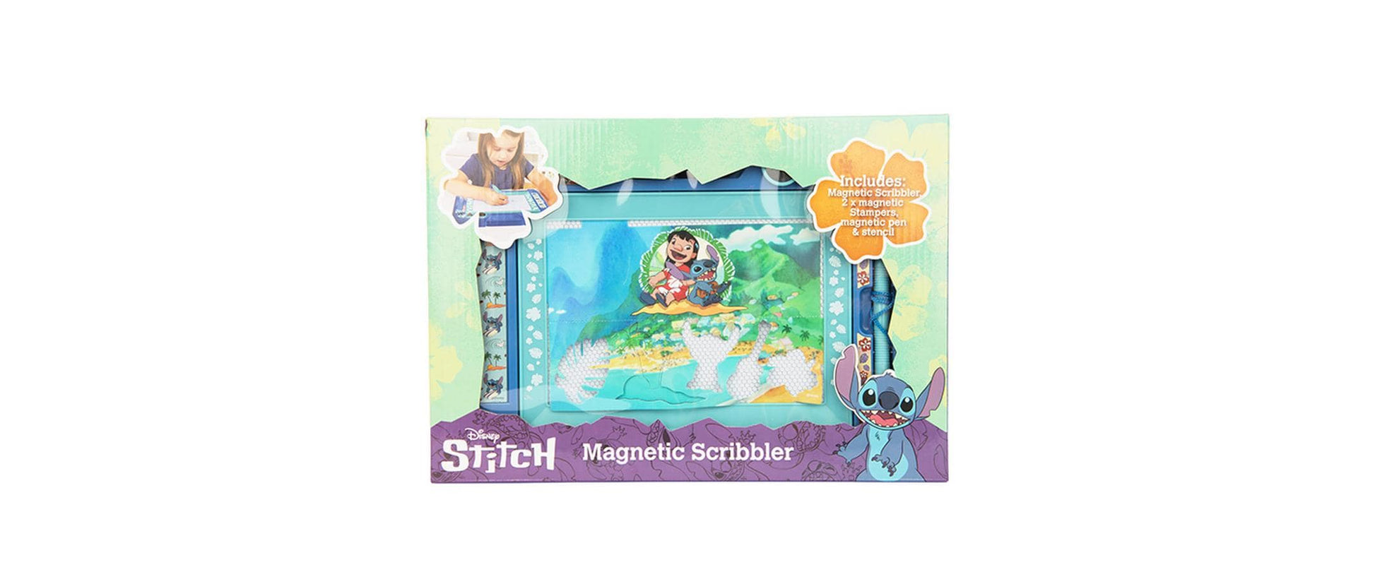 Stitch Magnettafel – 33 × 3 × 23 cm – ab 3 Jahren – Kunststoff, blau