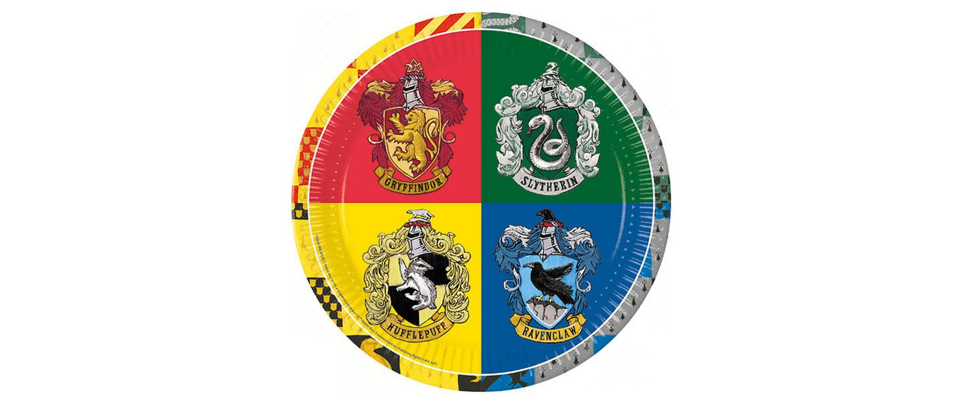 Amscan Harry Potter Pappteller rund – Ø 23 cm, grün – FSC – 8 Stk.