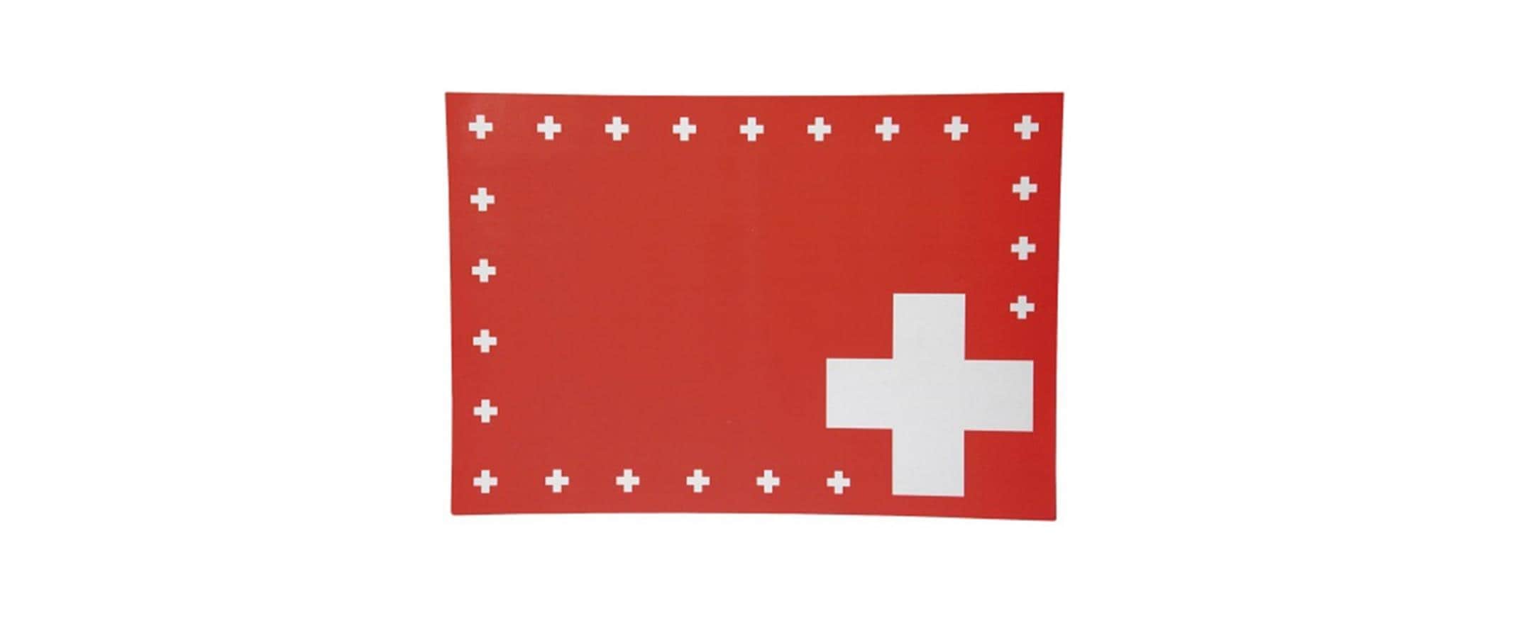 Haushaltsware Tischset – Papier, Schweiz Motiv, 40 × 30 cm