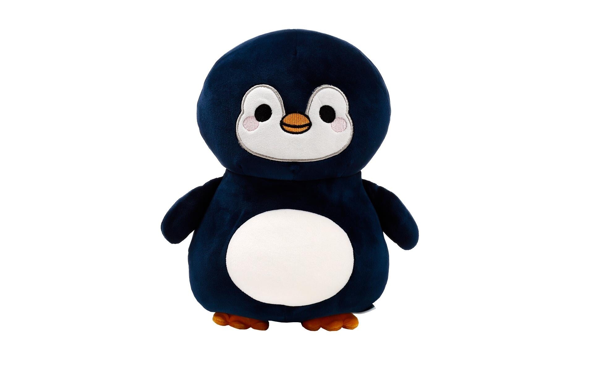 Sombo Reisekissen – mit Memory-Schaum, Blau, Hellblau, Plüsch – Pinguin