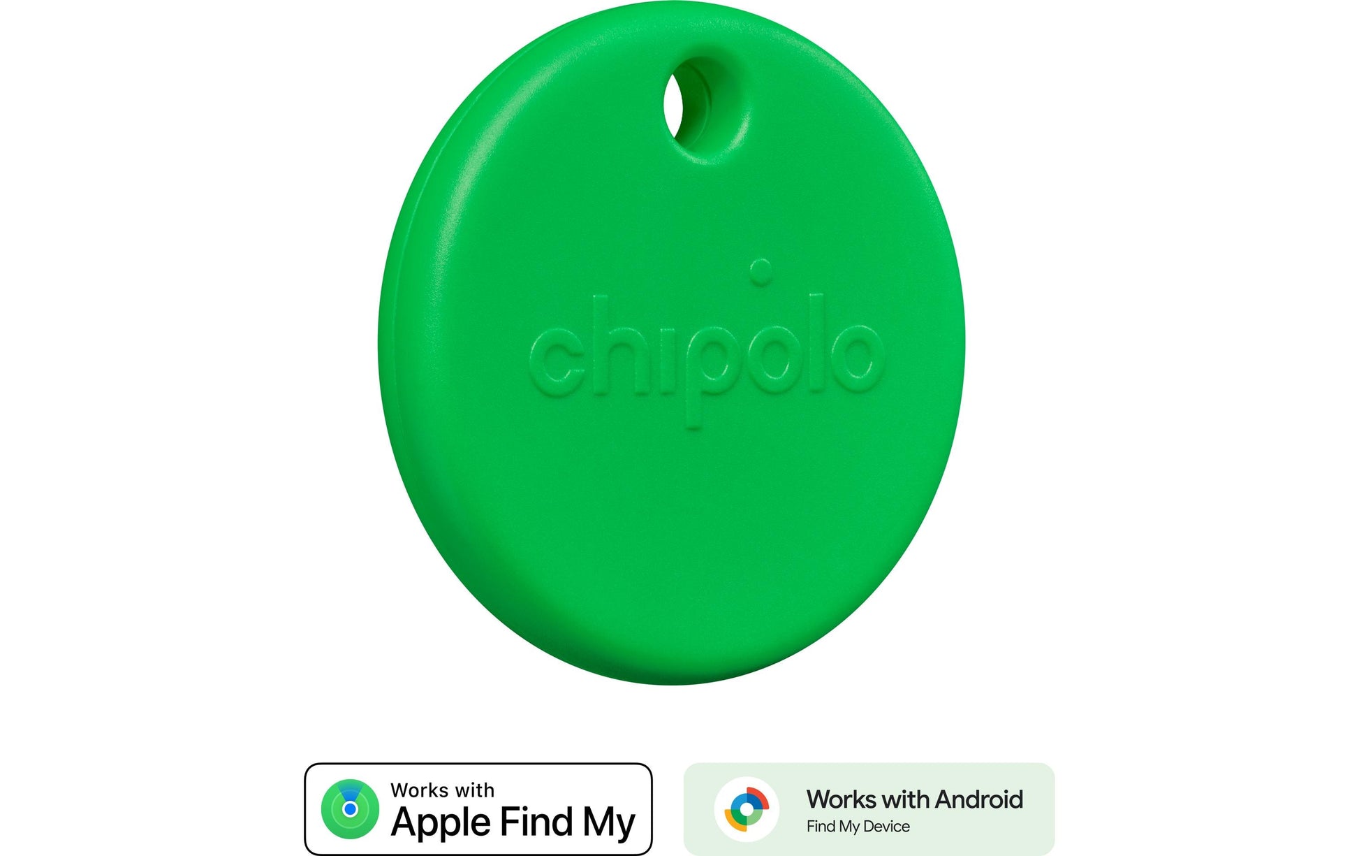 Chipolo Finder POP – für Apple Find My-App, iOS, Android, 38,8 × 6,6 mm, Grün