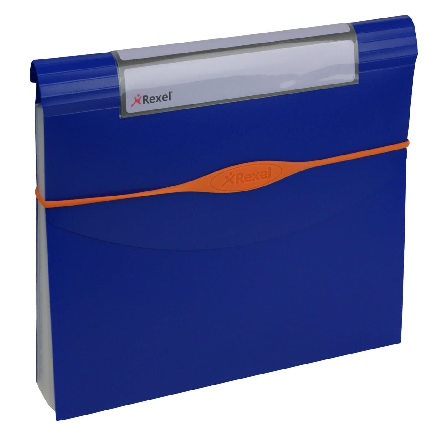 Rexel Optima A4 Fächermappe – 13 Fächer, Polypropylen (PP), Blau, bis 500 Blatt