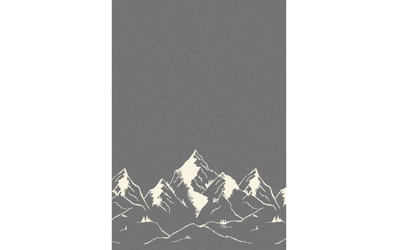 Eskimo Wohndecke Albis – 140 × 200 cm, Baumwolle, Anthrazit