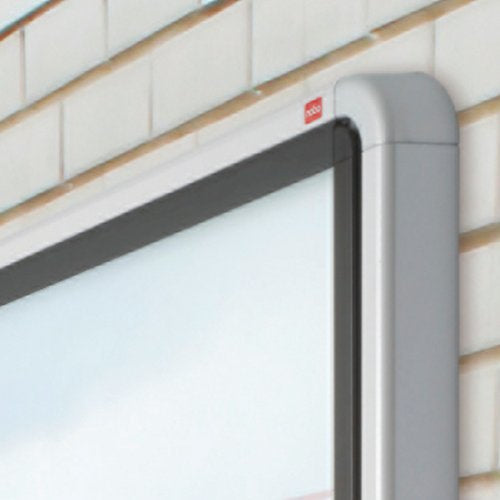 Nobo Schaukasten Premium Plus, 6 × A4 – Aluminium, abschliessbar, Aussenbereich, 70,9 × 66,8 × 4,3 cm