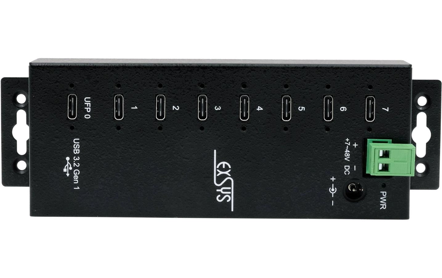 EXSYS EX-1147HMVS USB-Hub – 7× USB-C, 5 Gbit/s