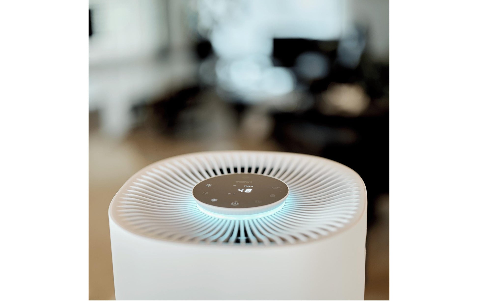 Ecofort Luftreiniger ecoQ CleanAir 600+ – CADR 680 m³/h, bis 130 m², HEPA 13, WLAN, App-Steuerung, 56 dB
