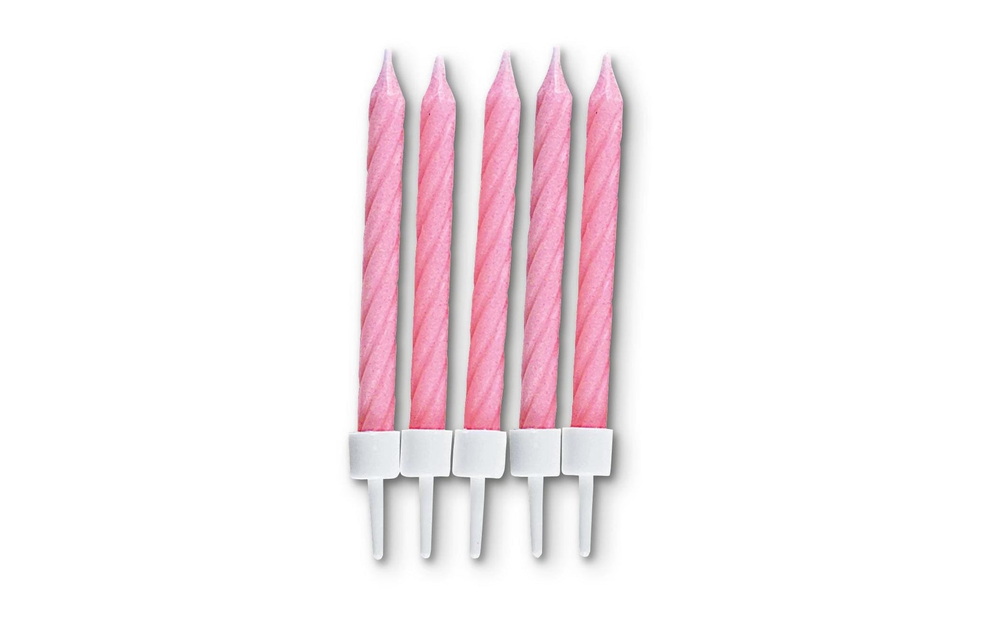 Städter Geburtstagskerzen – Hellrosa – 7,5 cm – 10 Stk