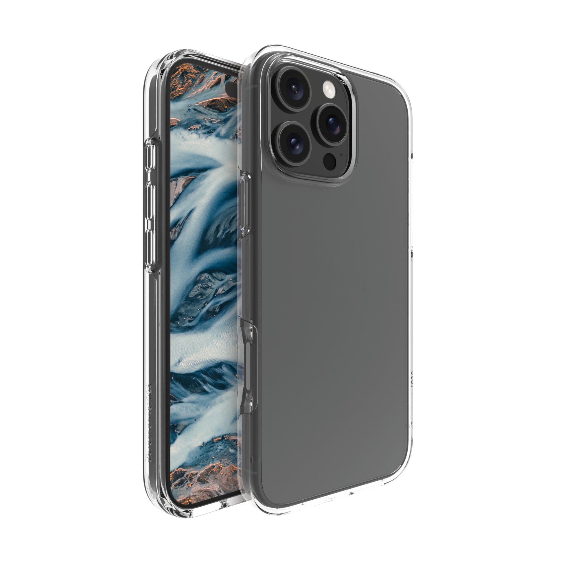 dbramante1928 Iceland Pro – Backcover – für Apple iPhone 16 Pro Max, Kunststoff, Transparent