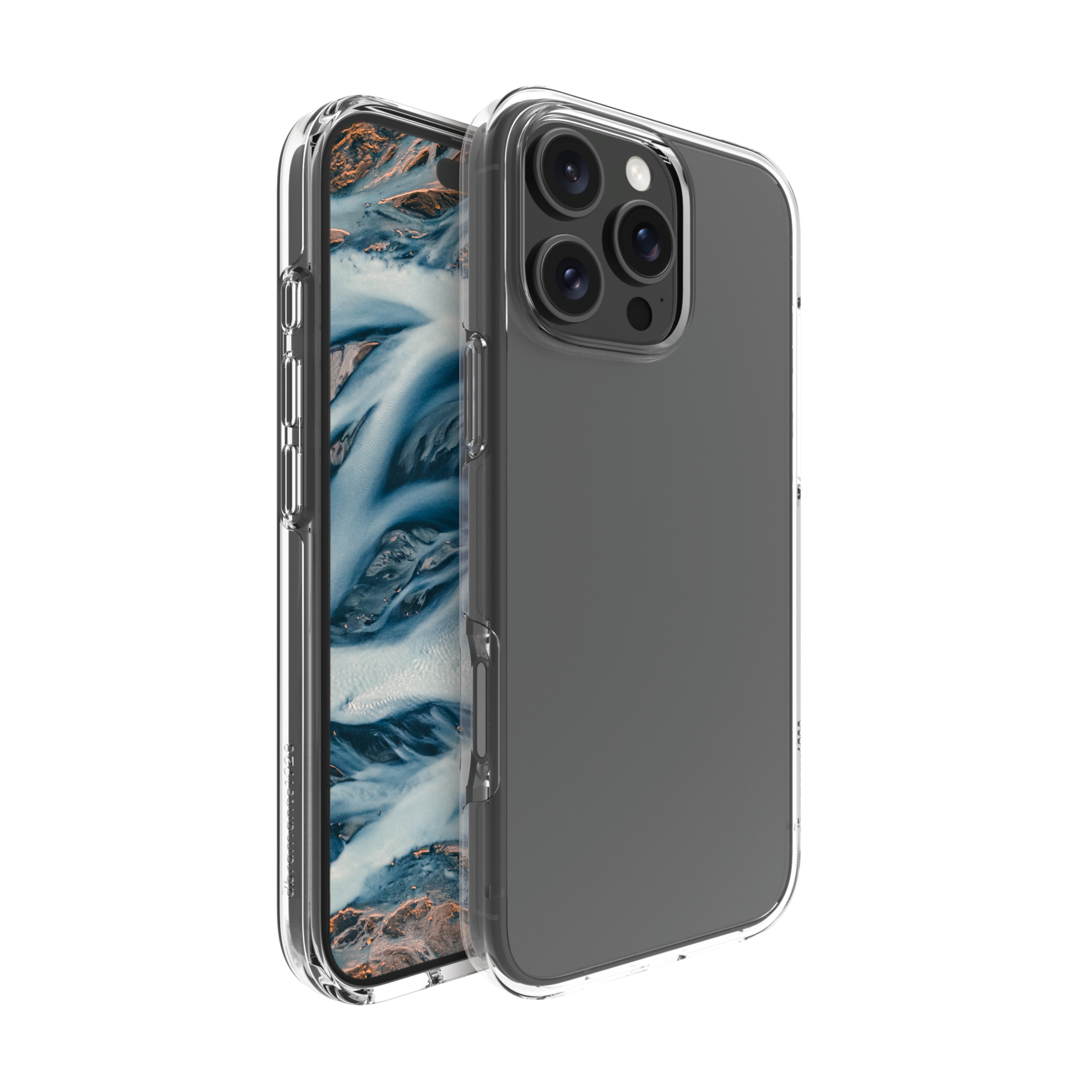 dbramante1928 Iceland Pro – Backcover – für Apple iPhone 16 Pro Max, Kunststoff, Transparent