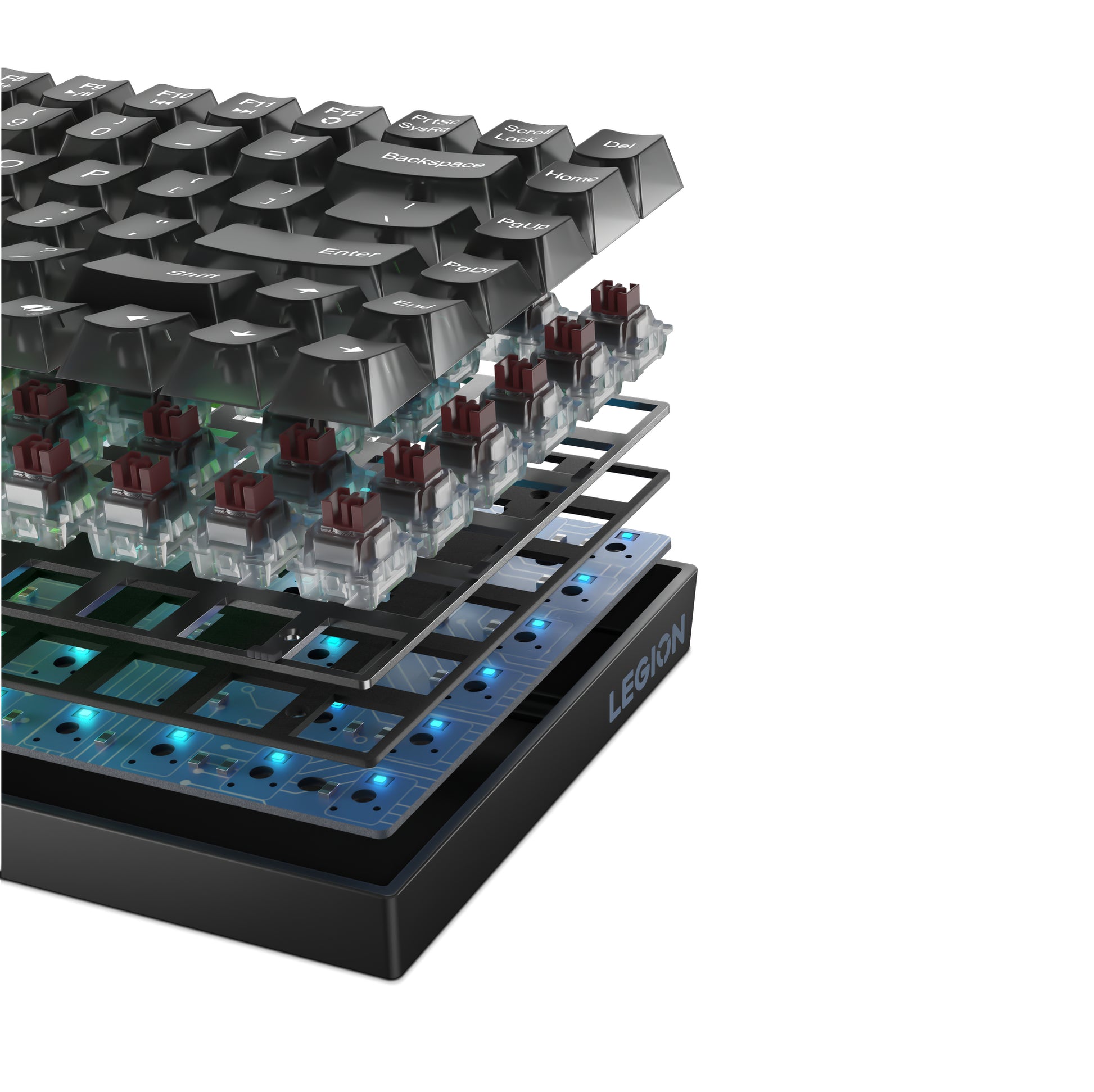 Lenovo Legion K510 Mini Pro – Gaming-Tastatur 75% – mechanisch, RGB – kabelgebunden (USB-A) – QWERTY (US-INT)