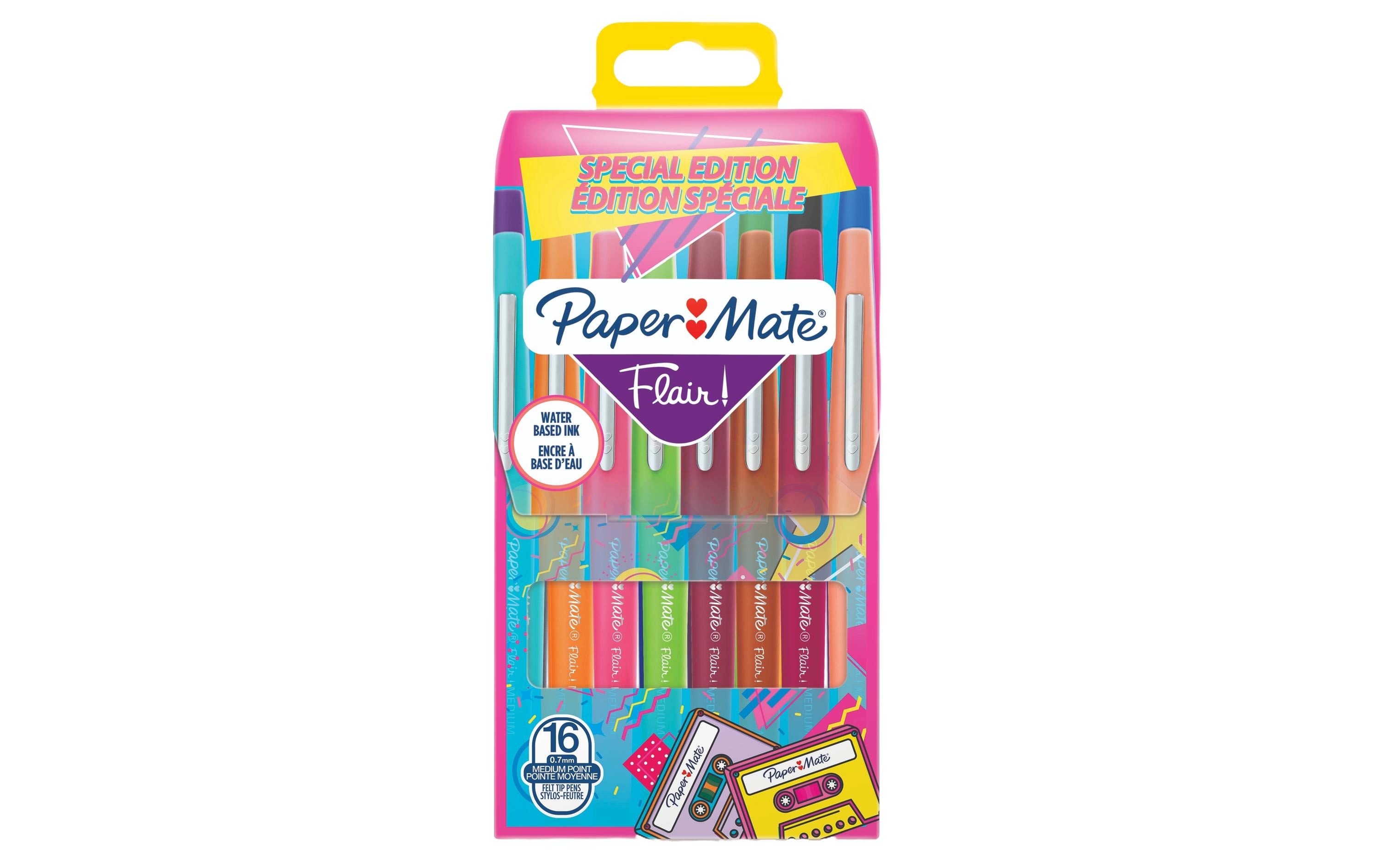 Papermate Flair Fineliner Set – 0,7 mm, sortiert, Tinte auf Wasserbasis
