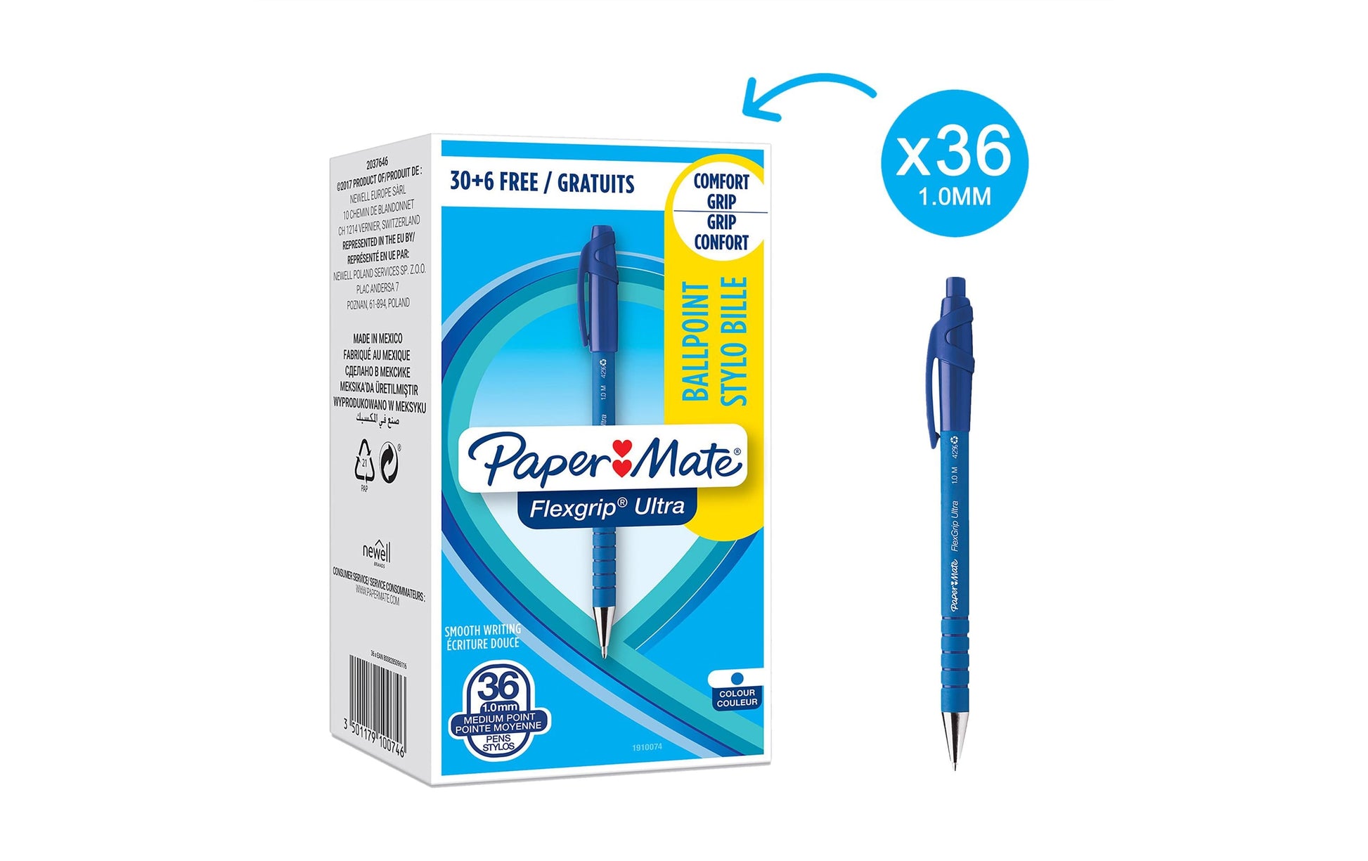 Papermate Kugelschreiber – Blau – 36 Stk.