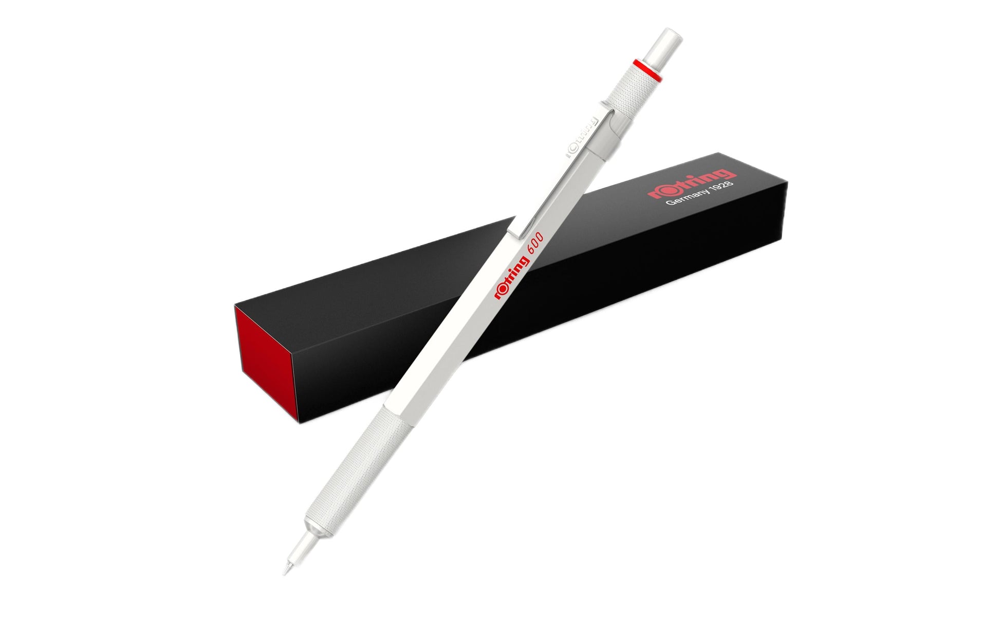 Rotring 600 Kugelschreiber – Schwarz, Medium, Metall, nachfüllbar