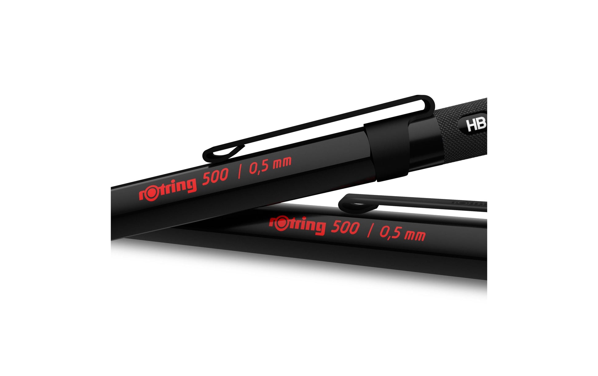 Rotring 500 Druckbleistift – 0,5 mm – Metall – Schwarz