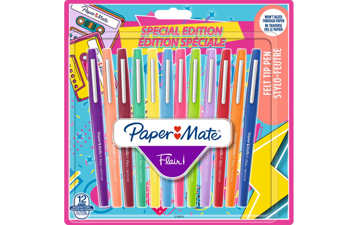 Papermate Filzstifte, Strichbreite 0,7 mm, 12 Farben