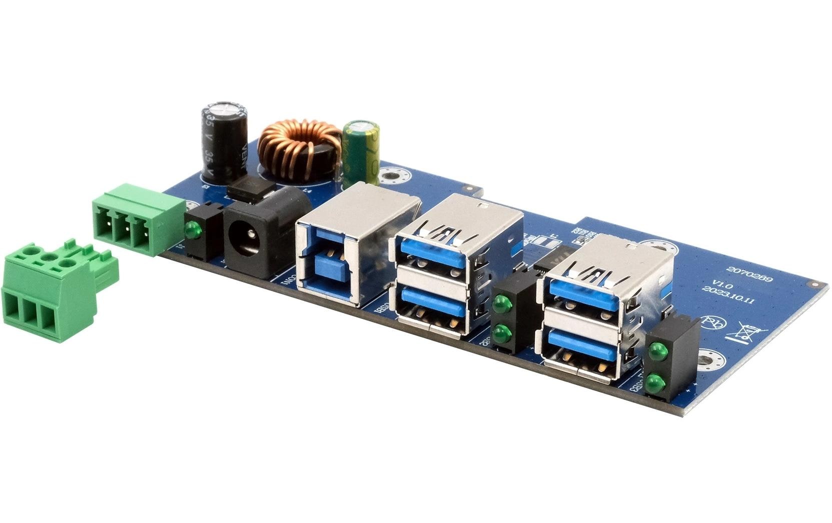 EXSYS EX-11244HMS-PL USB-Hub – USB 3.0, 4× USB-A