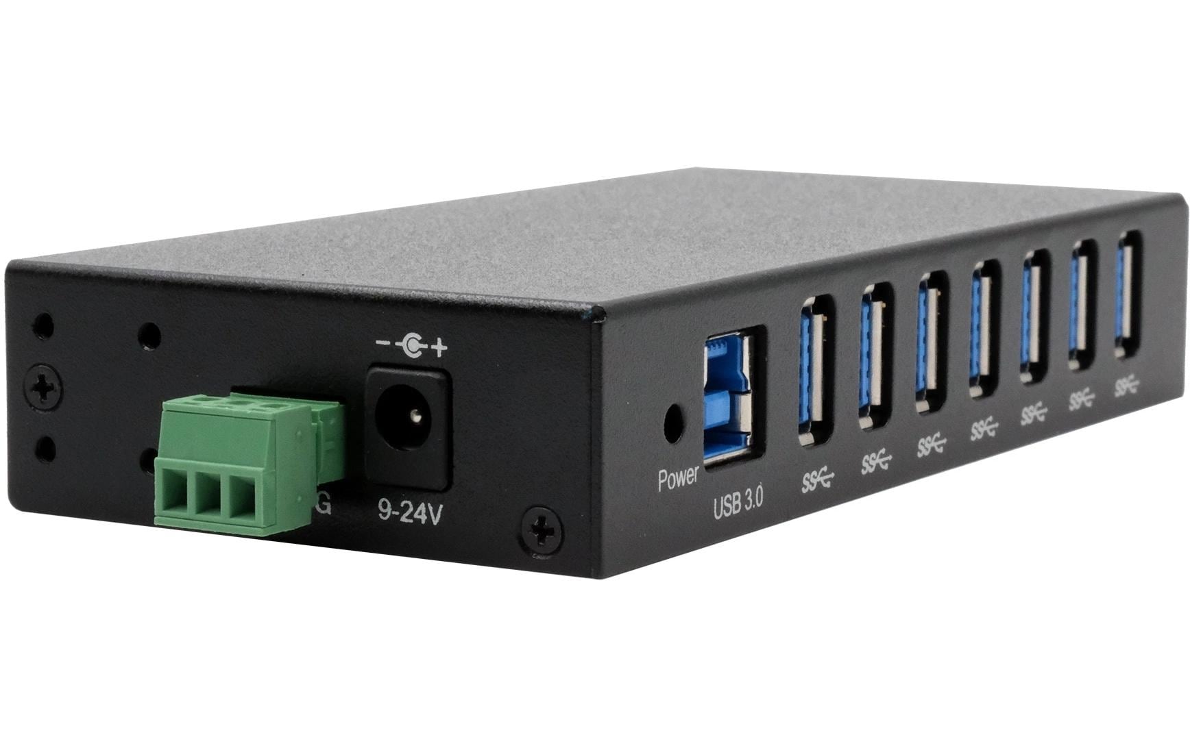EXSYS EX-11237HMS-2 USB-Hub – USB 3.0, 7× USB-A