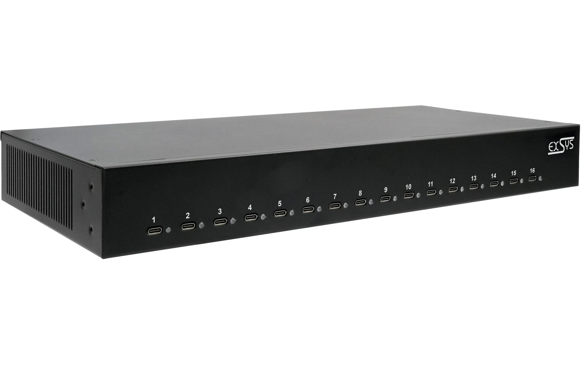 EXSYS EX-11017 Ladestation – 1008 W, 16× USB-C – für USB-C-Geräte