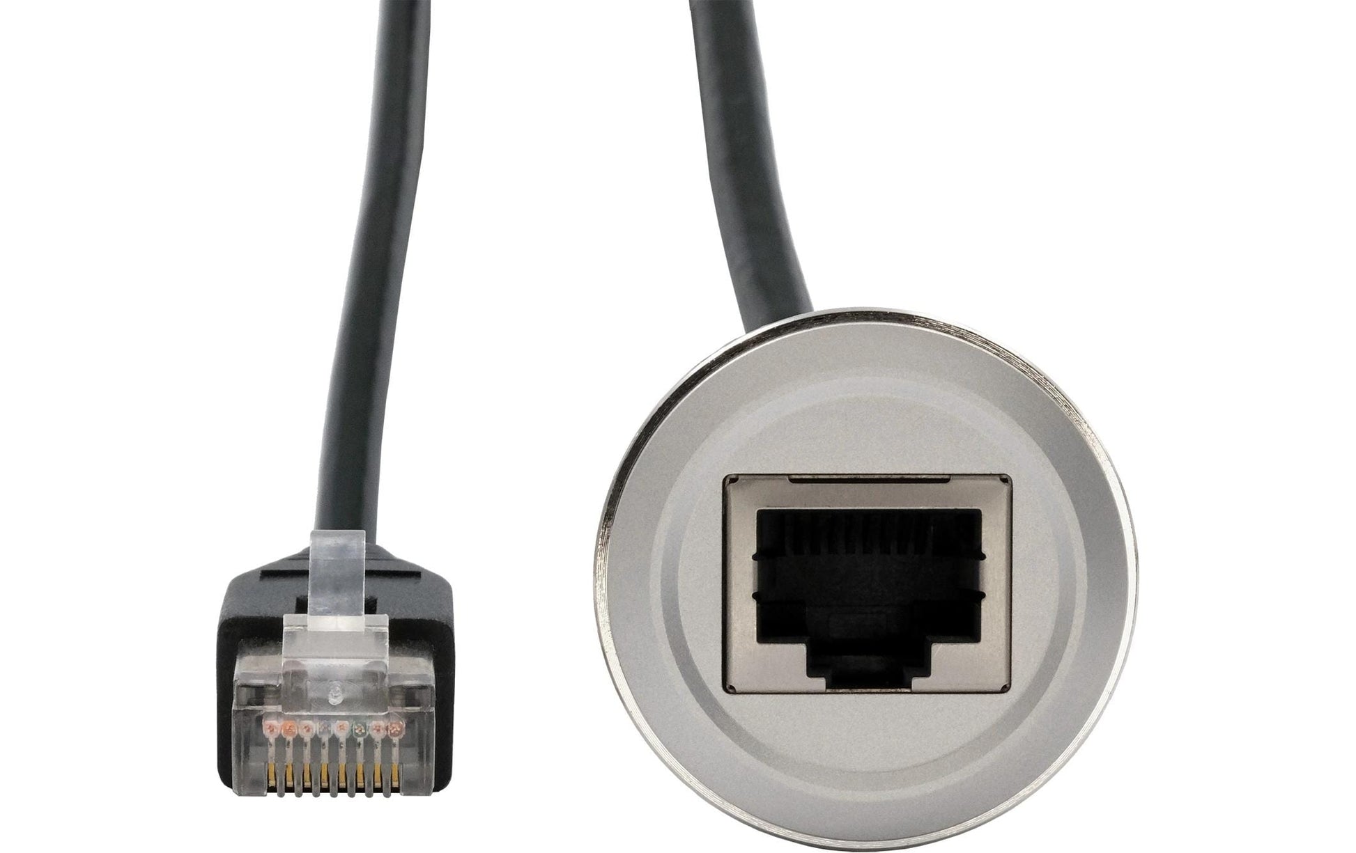 EXSYS RJ-45-Kupplung – RJ-45, Cat6, 0,3 m, Silber