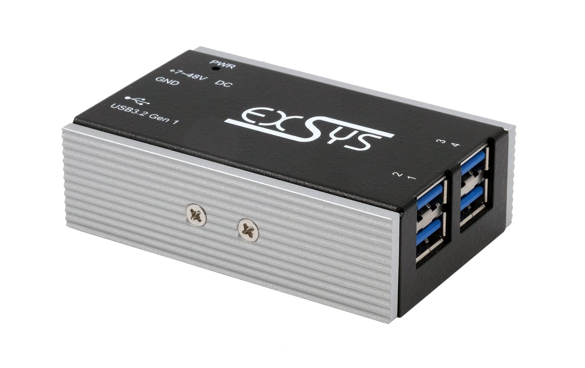EXSYS EX-1181HMS-WT USB-Hub – USB-B, 4× USB-A