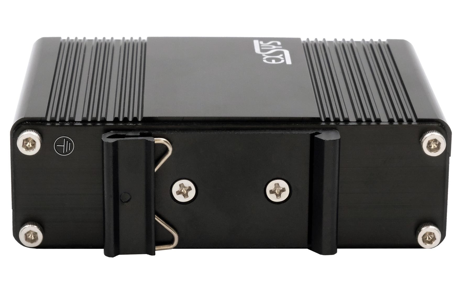 EXSYS EX-60326 PoE-Splitter – Gigabit, PoE++ 12 VDC/36 W, 1× RJ-45, Hutschiene – für IP-Kameras/WLAN-AP