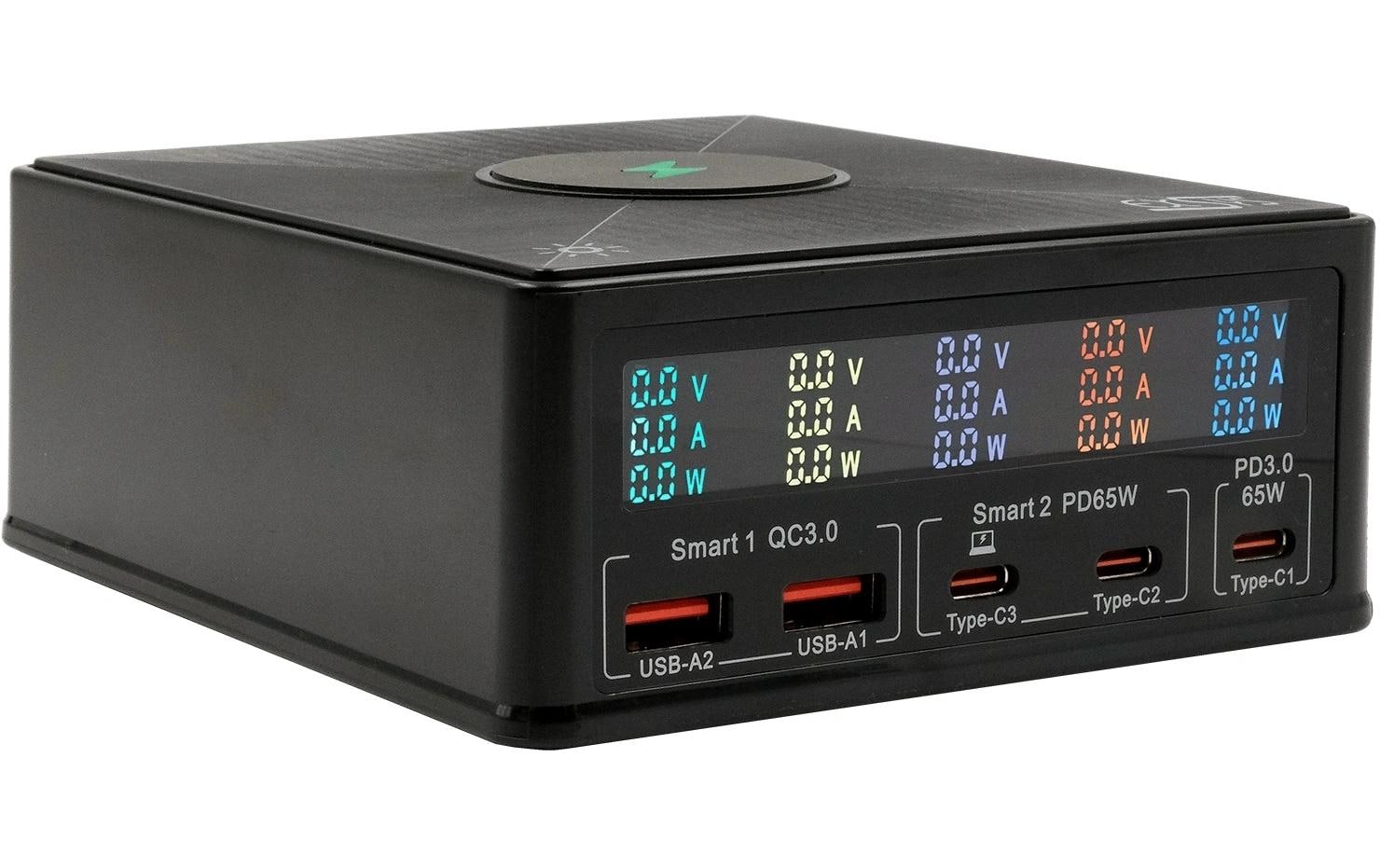 EXSYS EX-1106 Ladestation – 160 W, 6× – für Universal