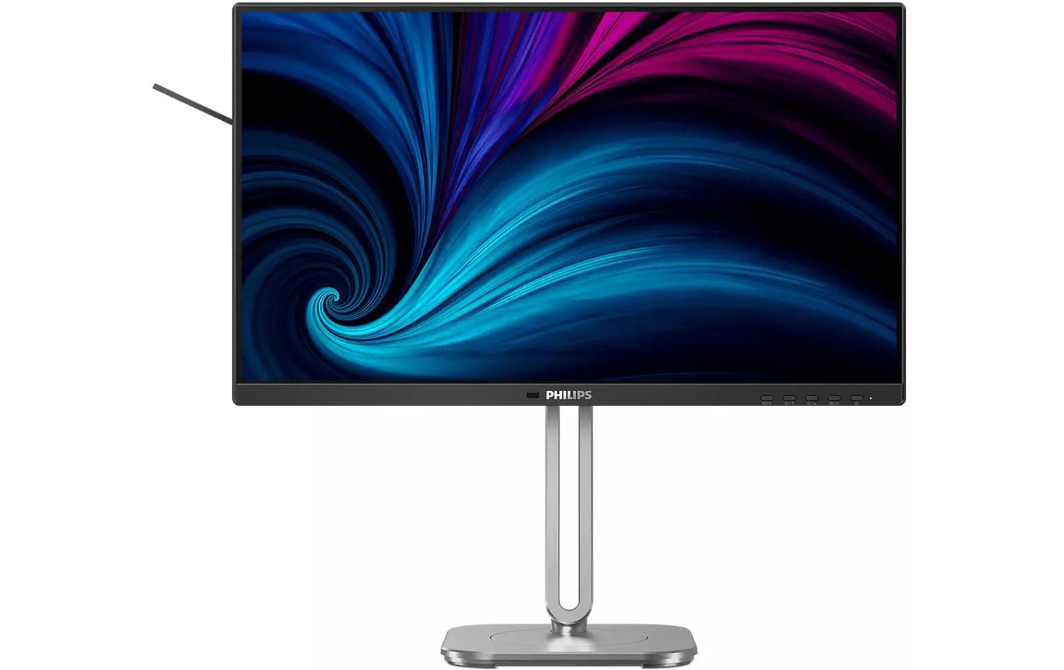 Philips 24B2U4301/00 – Monitor, 23,8", 300 cd/m², höhenverstellbar, USB-Hub, Lautsprecher, Daisy Chain, Grau