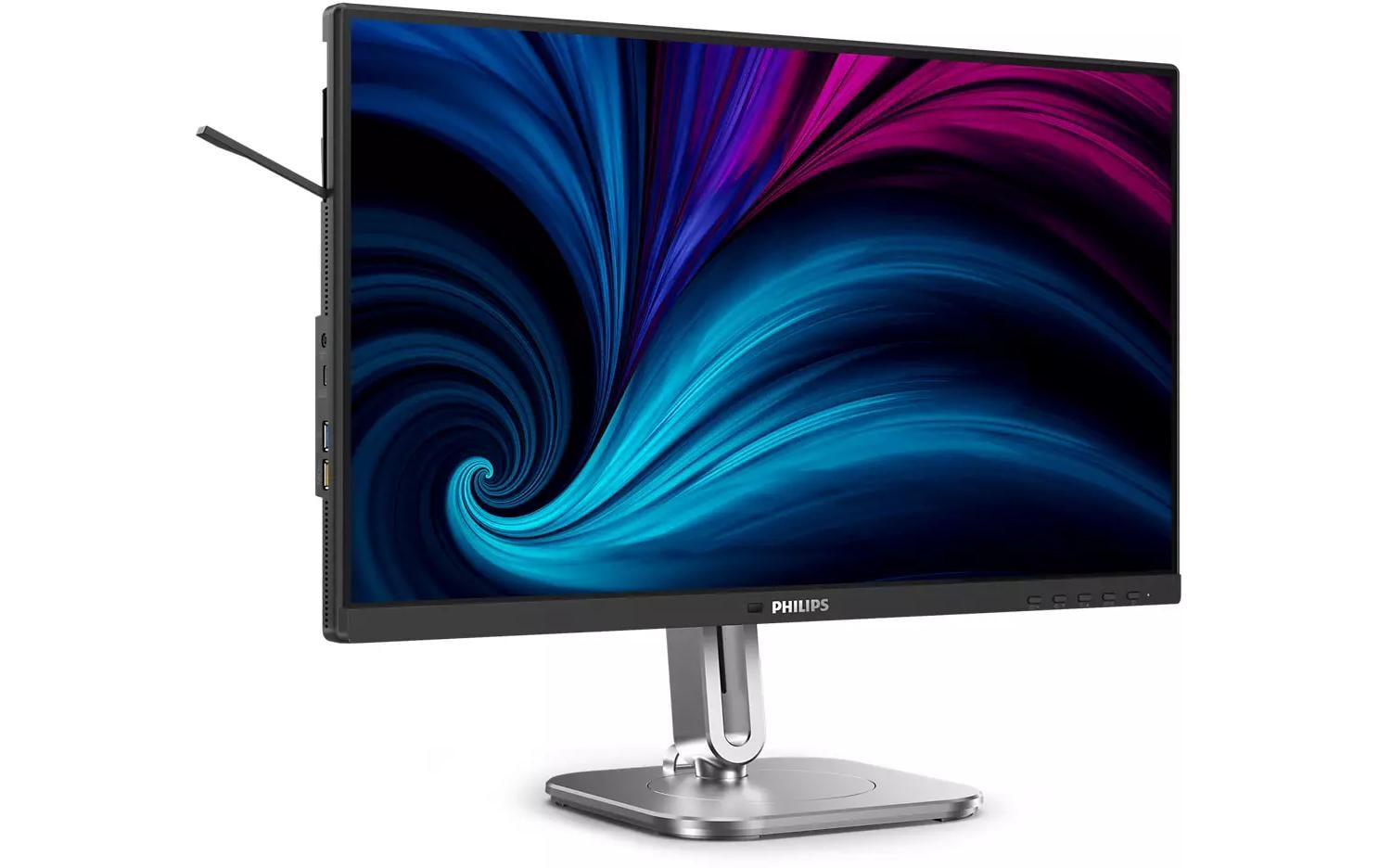 Philips 24B2U4301/00 – Monitor, 23,8", 300 cd/m², höhenverstellbar, USB-Hub, Lautsprecher, Daisy Chain, Grau